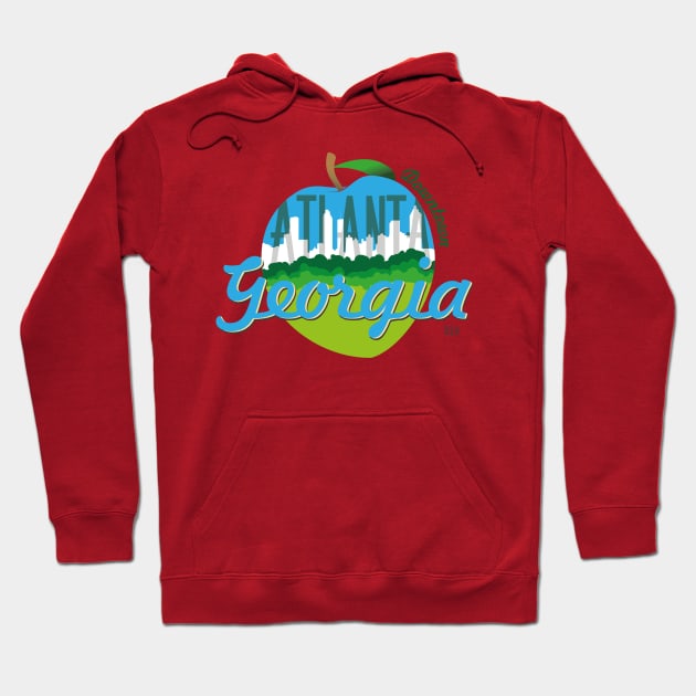 Downtown Atlanta Hoodie by nielsrevers